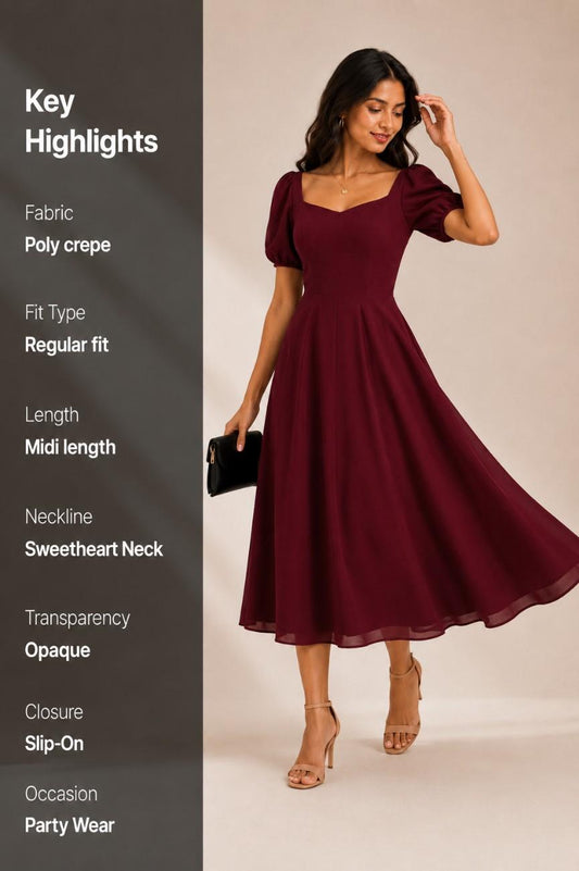 Noeiko First Date Midi Dress for Women