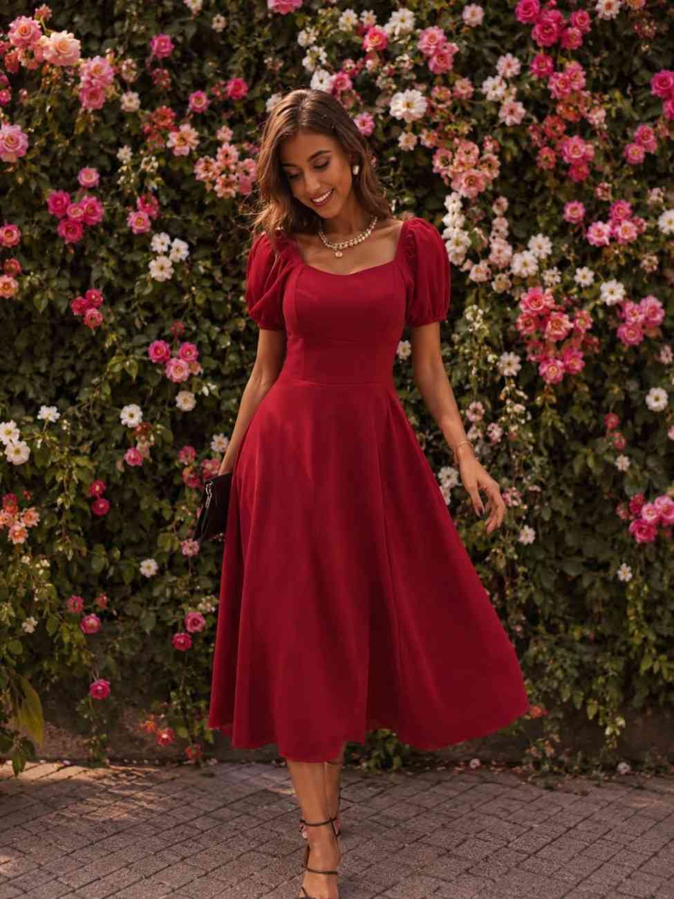Noeiko Love Letter Midi Dress for Women