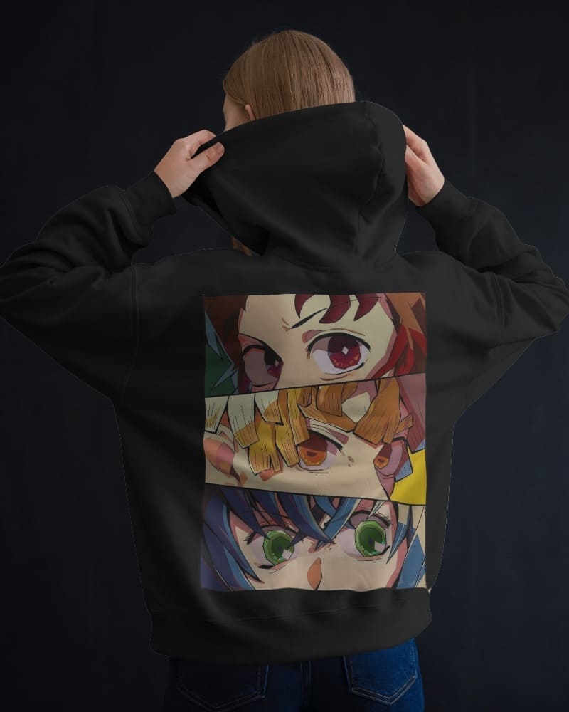 Noeiko – Demon Slayer Trio Eyes Limited Edition Anime Hoodie