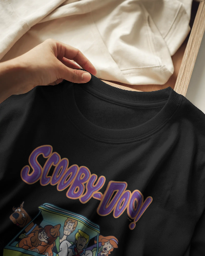 Noeiko - Black Scooby-Doo Mystery Machine T-Shirt – 90s Cartoon Classic