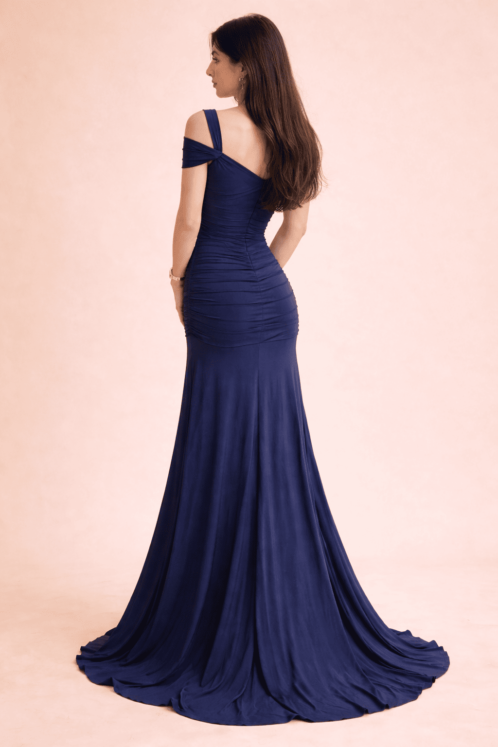 Noeiko Sapphire Silhouette Party Gown