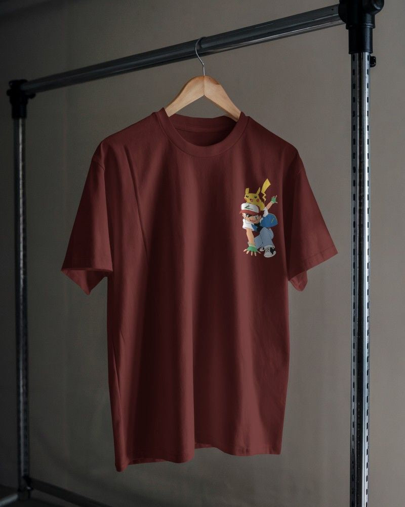 Noeiko - Wine Pokémon Duo Tee – 90s Anime Nostalgia