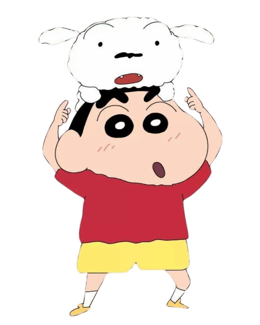 Noeiko - Shinchan & Shiro Bond Brown Tee - 90s Toon Vibes
