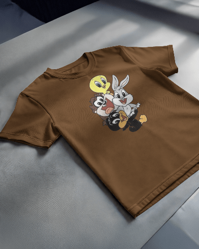 Noeiko - Looney Tunes Minis - Brown Nostalgia Tee