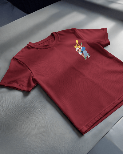 Noeiko - Wine Pokémon Duo Tee – 90s Anime Nostalgia