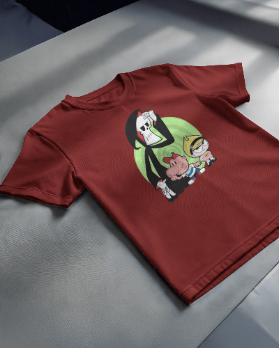 Noeiko - Billy & Mandy Wine Tee – 90s Cartoon Cult Classic