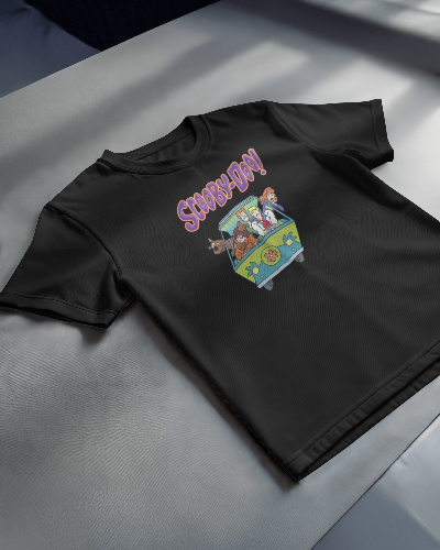 Noeiko - Black Scooby-Doo Mystery Machine T-Shirt – 90s Cartoon Classic