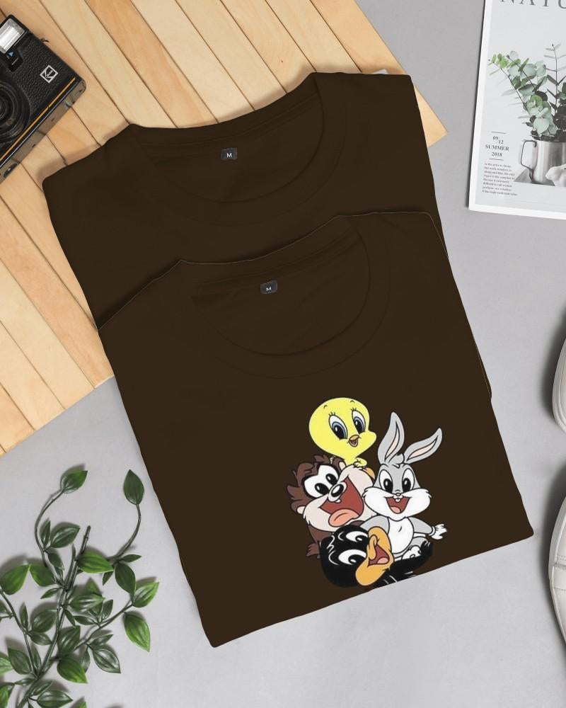 Noeiko - Looney Tunes Minis - Brown Nostalgia Tee