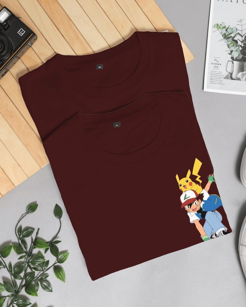 Noeiko - Wine Pokémon Duo Tee – 90s Anime Nostalgia