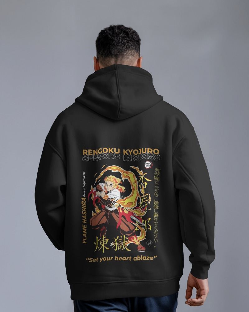 Noeiko – Rengoku Kyojuro – Flaming Spirit Limited Edition Anime Hoodie