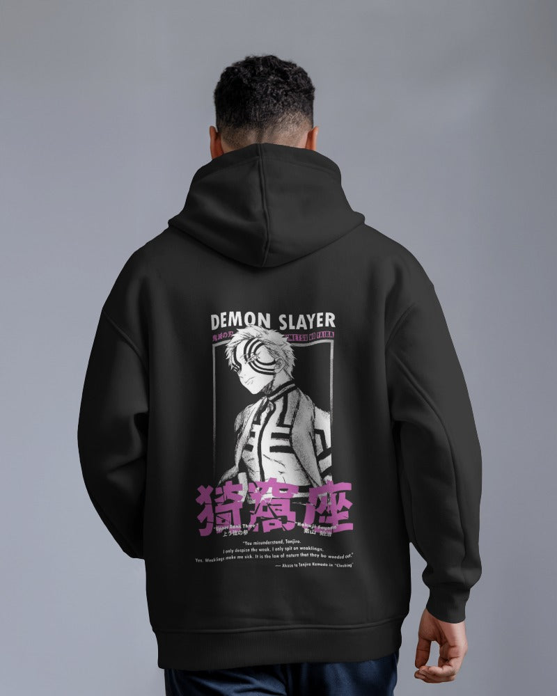 Noeiko – Demon Slayer Akaza Upper Moon Rage Limited Edition Anime Hoodie