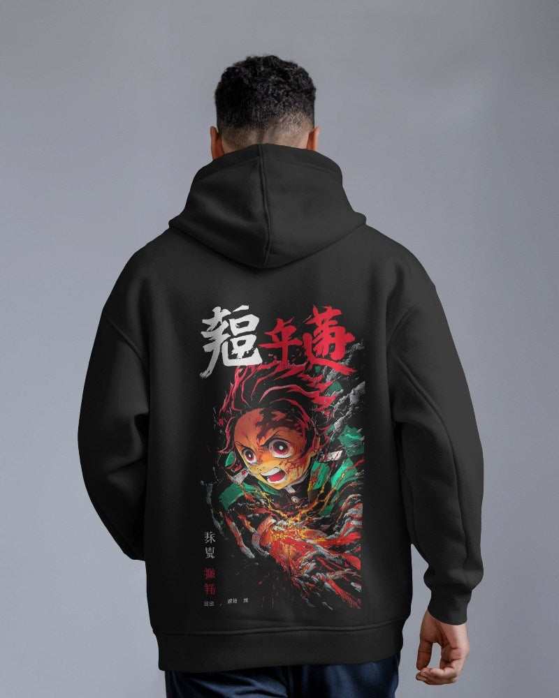Noeiko β Demon Slayer Tanjiro Kamado Rising Sun Limited Edition Anime Hoodie