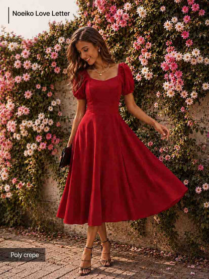 Noeiko Love Letter Midi Dress for Women