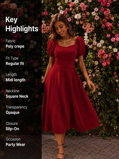 Noeiko Love Letter Midi Dress for Women
