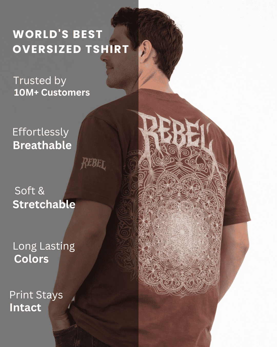 Noeiko Rebel Graphic Oversized T-Shirt