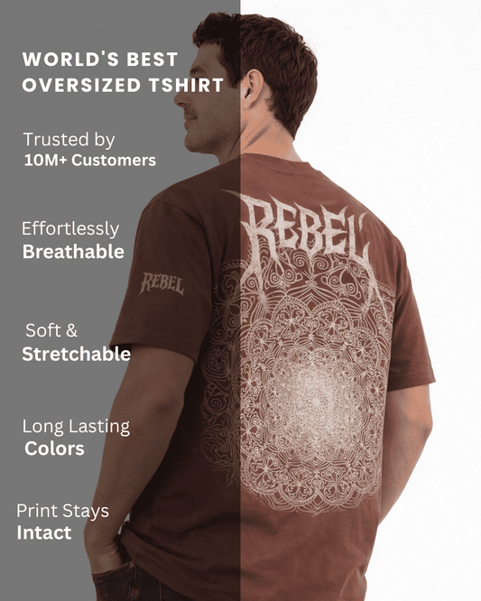 Noeiko Rebel Graphic Oversized T-Shirt