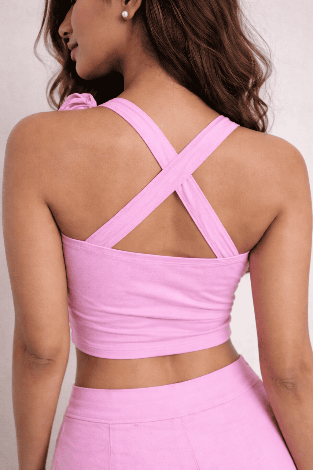 Noeiko Flirt in Pink Rosette Top