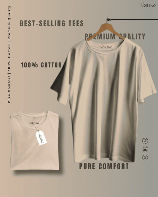 Noeiko - Beige Whisper Limited Edition T-Shirt