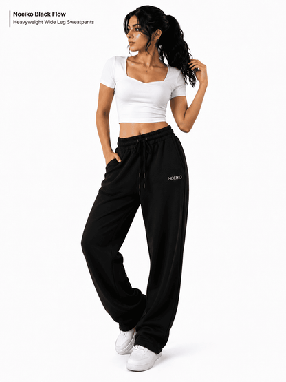 Noeiko – Noeiko Midnight Flow – Heavyweight Wide Leg Sweatpant Cotton Fleece Lowers