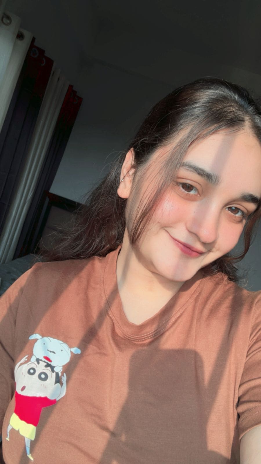 Noeiko - Shinchan & Shiro Bond Brown Tee - 90s Toon Vibes