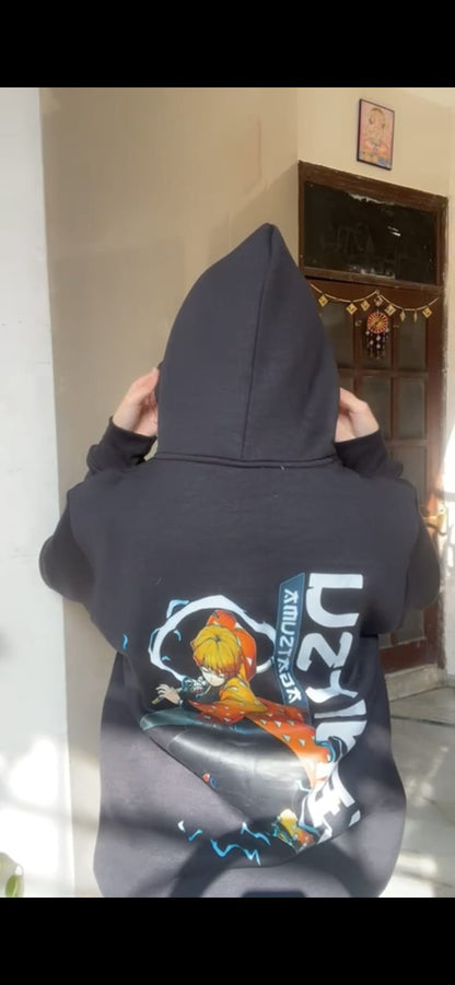 Noeiko – Zenitsu Agatsuma Thunder Breathing Limited Edition Anime Hoodie