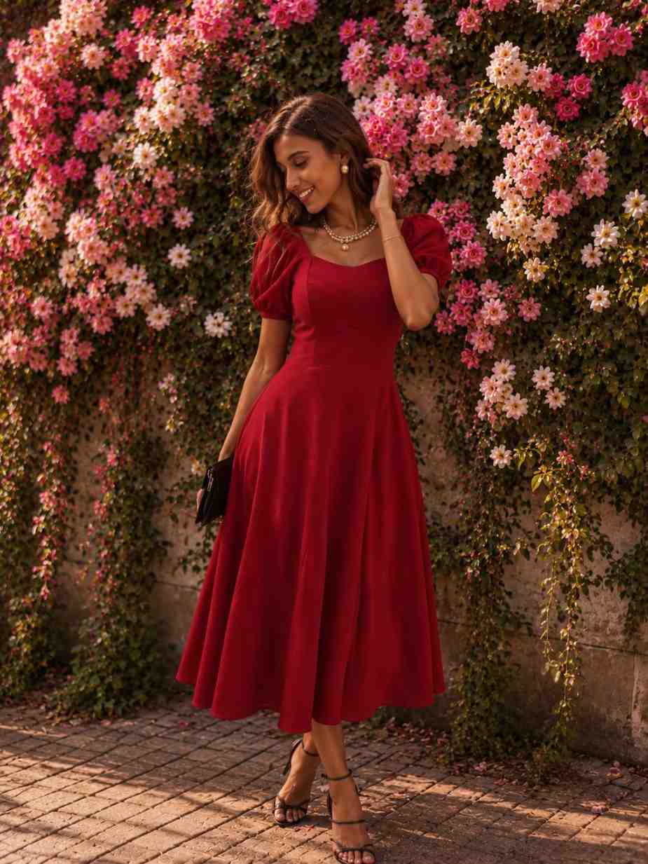 Noeiko Love Letter Midi Dress for Women