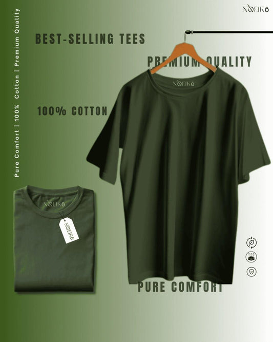 Noeiko - Olive Grove Luxe Comfort Cotton Limited Edition T-Shirt