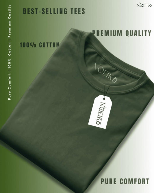 Noeiko - Olive Grove Luxe Comfort Cotton Limited Edition T-Shirt