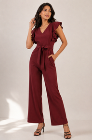 Noeiko Signature Wine Jumpsuit for Women