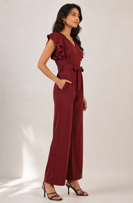 Noeiko Signature Wine Jumpsuit for Women