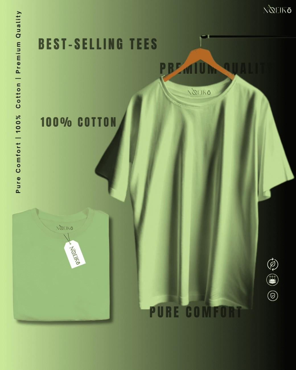 Noeiko - Pista Pastel Bliss Cotton Limited Edition T-Shirt