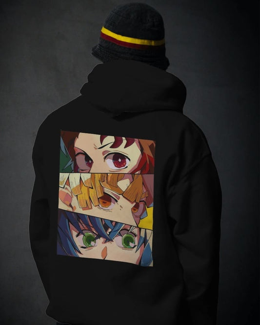 Noeiko – Demon Slayer Trio Eyes Limited Edition Anime Hoodie