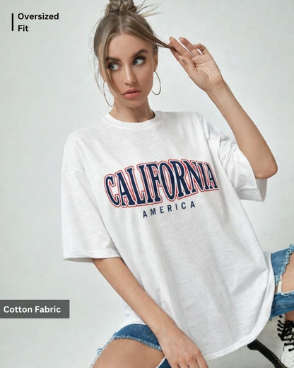 Noeiko Oversized Cotton Blend T-Shirt