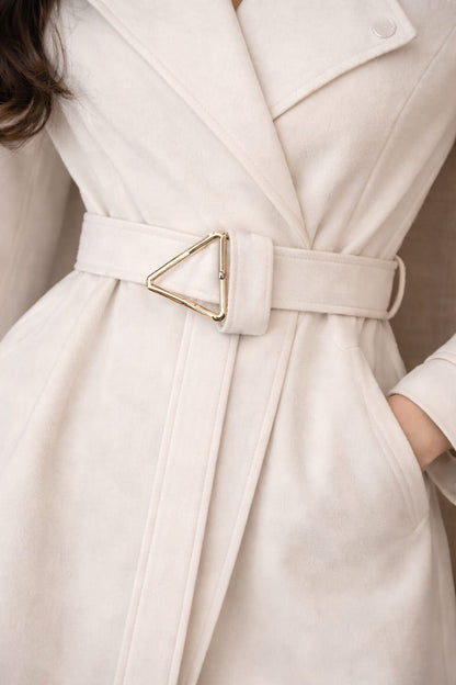 Noeiko Ivory Power Blazer