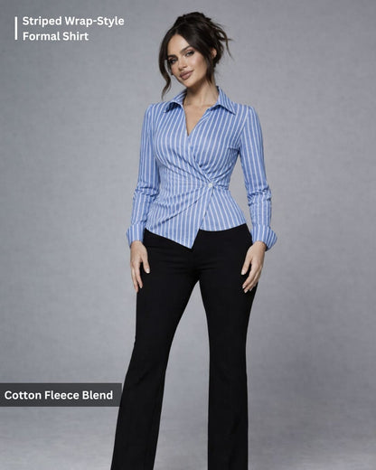 Noeiko Slim Fit Wrap Style Shirt