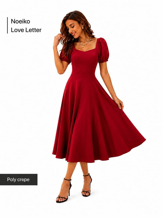 Noeiko Love Letter Midi Dress for Women