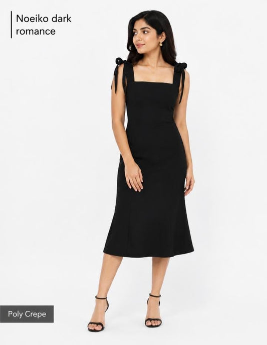 Noeiko Dark Romance Midi Dress for Women