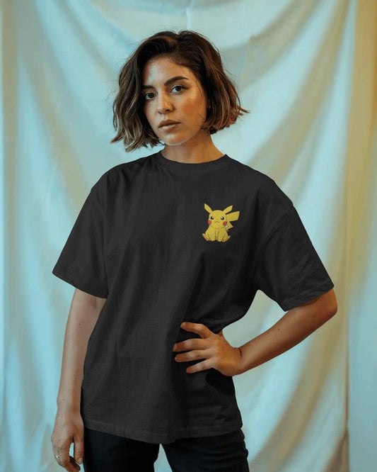 Noeiko - Black Pikachu Nostalgia Tee – Catch ‘Em All Vibes