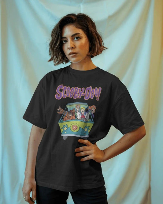 Noeiko - Black Scooby-Doo Mystery Machine T-Shirt – 90s Cartoon Classic