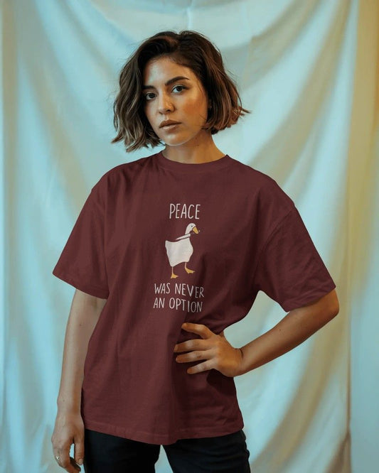 Noeiko - Wine Rebel Duck Tee – 90s Meme Chaos