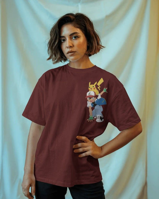 Noeiko - Wine Pokémon Duo Tee – 90s Anime Nostalgia