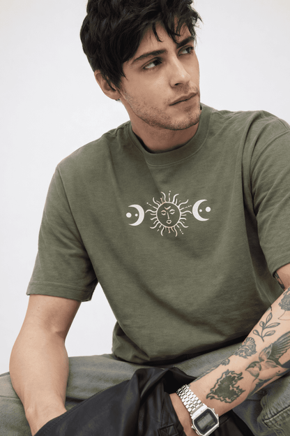 Noeiko Celestial Balance Oversized Tee