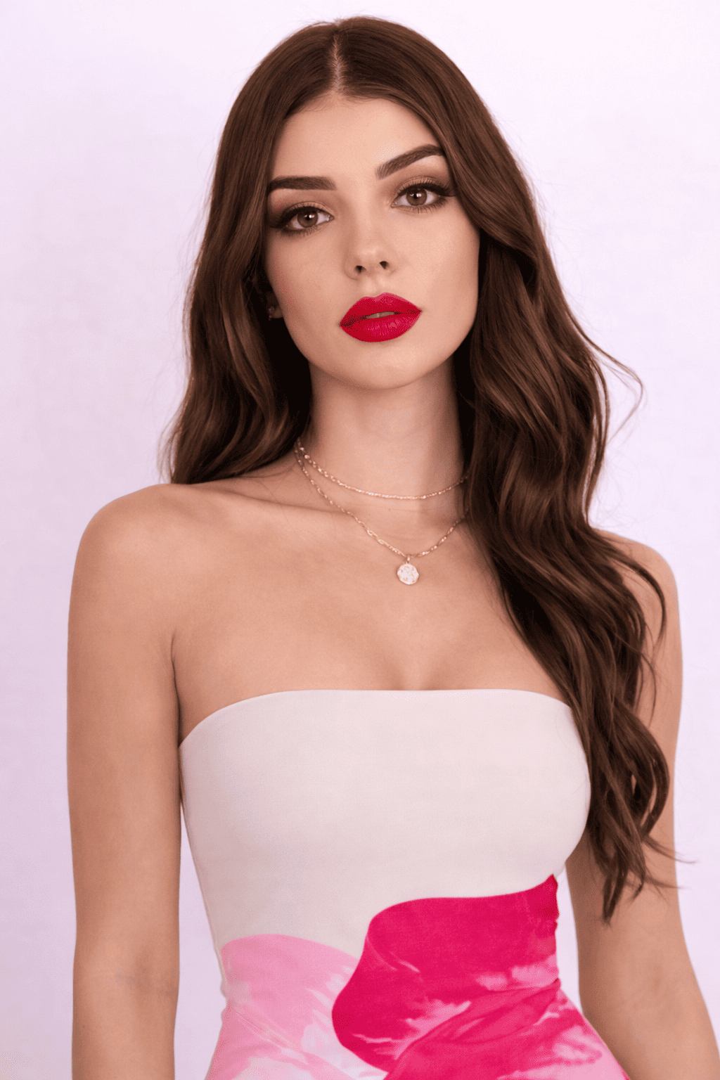 Noeiko Strapless Bodycon Midi Dress