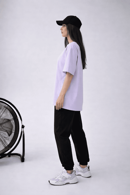 Noeiko Lavender Cool Summer Oversized Tee