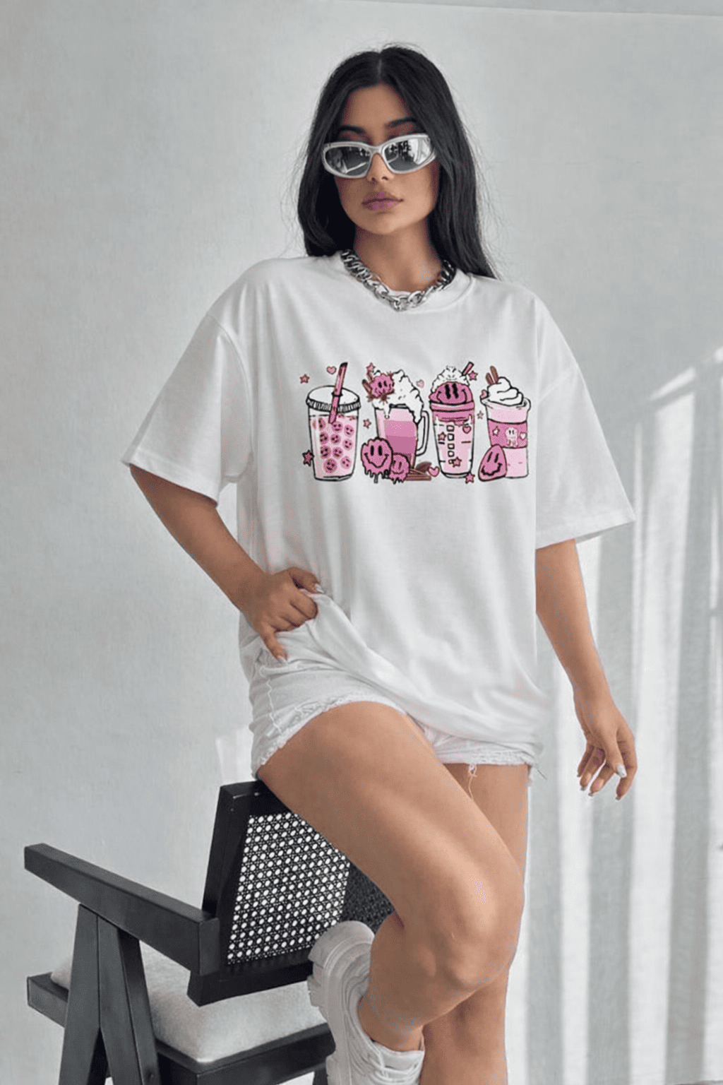 Noeiko Oversized Graphic Print T-Shirt