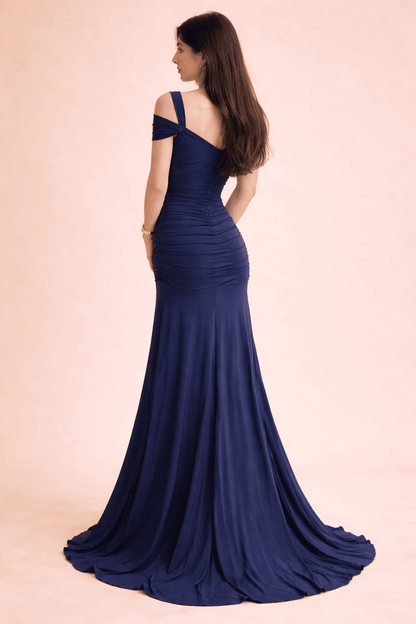 Noeiko Sapphire Silhouette Party Gown
