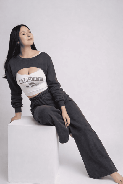 Noeiko Chill Mode Crop Top