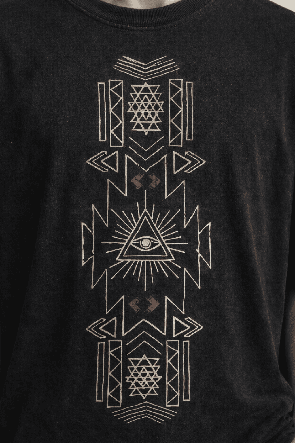 Noeiko Black Graphic Oversized T-Shirt