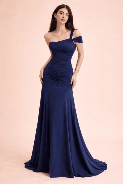 Noeiko Sapphire Silhouette Party Gown