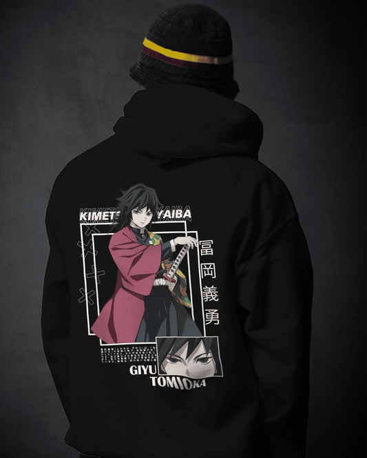 Noeiko – Giyu Tomioka Minimalist Kimetsu no Yaiba Limited Edition Anime Hoodie